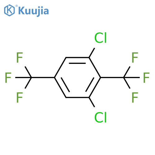 1,3-Dichloro-2,5-bis(trifluoromethyl)benzene structure