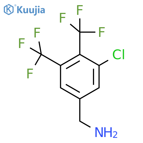 3,4-Bis(trifluoromethyl)-5-chlorobenzylamine structure