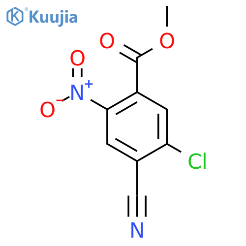 Methyl 5-chloro-4-cyano-2-nitrobenzoate structure