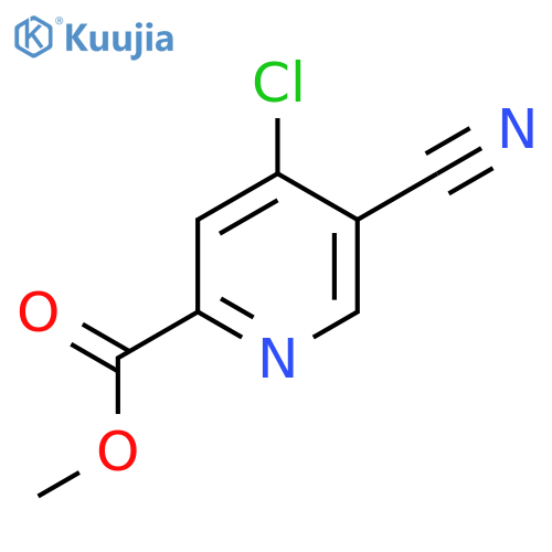 Methyl 4-chloro-5-cyanopicolinate structure
