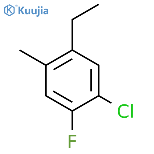 4-Chloro-2-ethyl-5-fluorotoluene structure