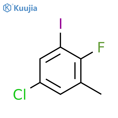 5-Chloro-2-fluoro-3-iodotoluene structure