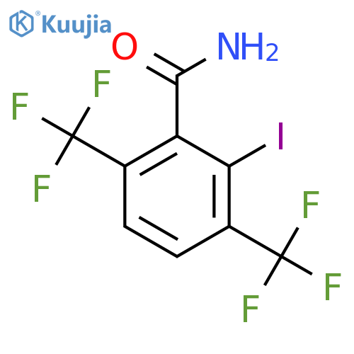 3,6-Bis(trifluoromethyl)-2-iodobenzamide structure