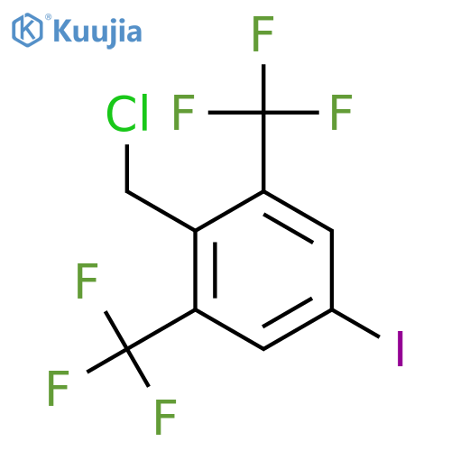 2,6-Bis(trifluoromethyl)-4-iodobenzyl chloride structure