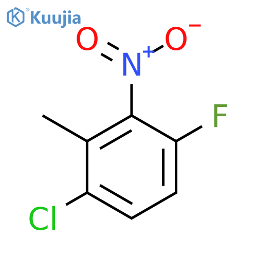 2-Chloro-5-fluoro-6-nitrotoluene structure