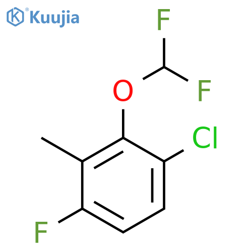 3-Chloro-2-difluoromethoxy-6-fluorotoluene structure