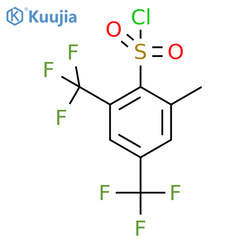 2,4-Bis(trifluoromethyl)-6-methylbenzenesulfonyl chloride structure