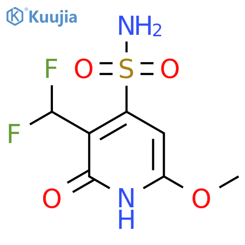 3-(Difluoromethyl)-2-hydroxy-6-methoxypyridine-4-sulfonamide structure