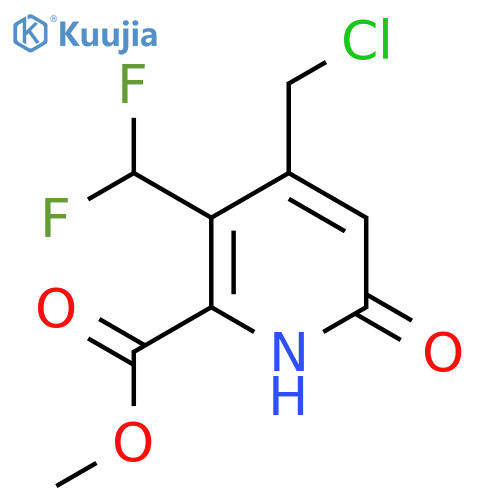 Methyl 4-(chloromethyl)-3-(difluoromethyl)-6-hydroxypyridine-2-carboxylate structure