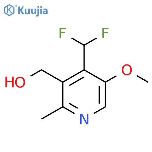 4-(Difluoromethyl)-5-methoxy-2-methylpyridine-3-methanol structure