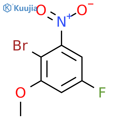 2-Bromo-5-fluoro-3-nitroanisole structure