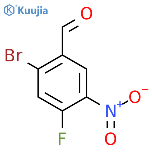 2-Bromo-4-fluoro-5-nitrobenzaldehyde structure