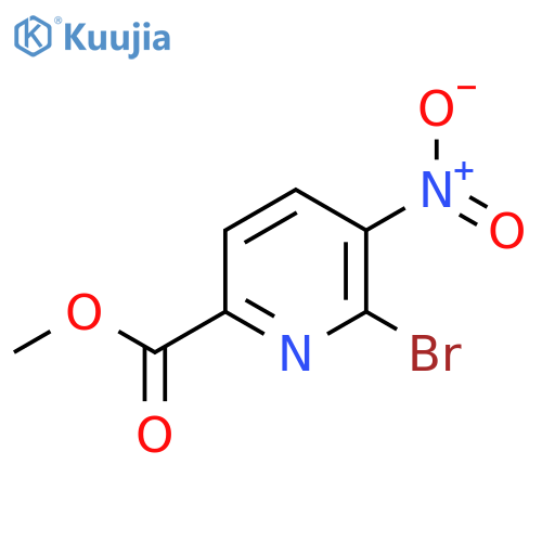 Methyl 6-bromo-5-nitropicolinate structure