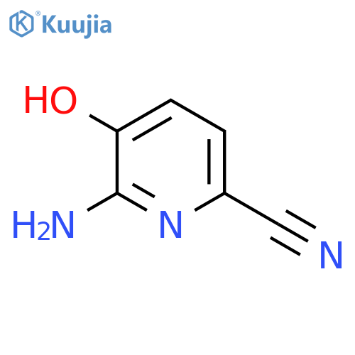 6-Amino-5-hydroxypicolinonitrile structure