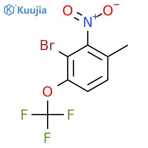 3-Bromo-2-nitro-4-(trifluoromethoxy)toluene structure