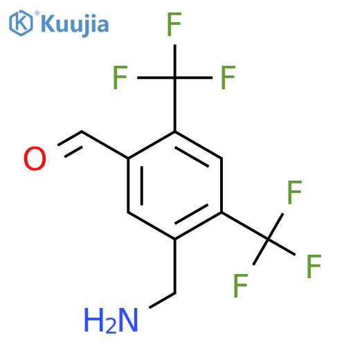 2,4-Bis(trifluoromethyl)-5-formylbenzylamine structure