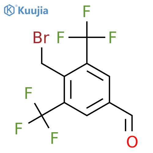 2,6-Bis(trifluoromethyl)-4-formylbenzyl bromide structure