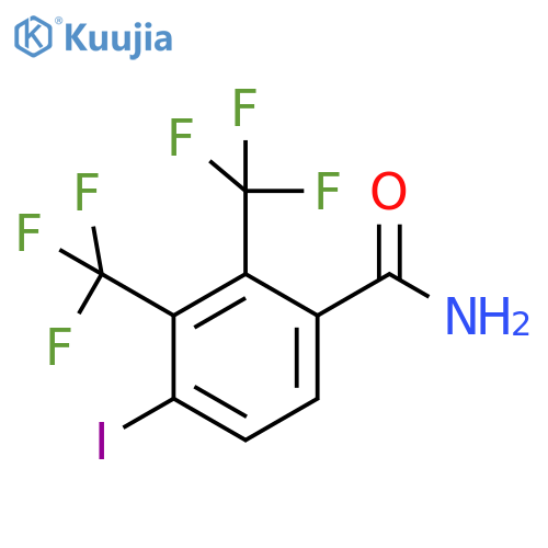 2,3-Bis(trifluoromethyl)-4-iodobenzamide structure