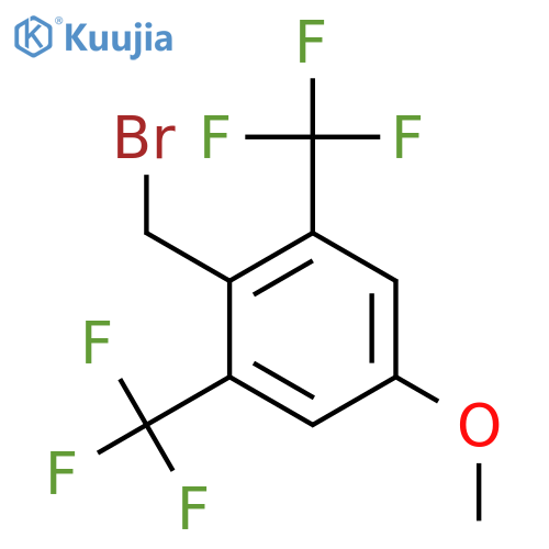2,6-Bis(trifluoromethyl)-4-methoxybenzyl bromide structure