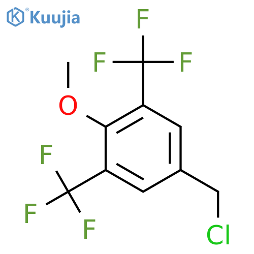 3,5-Bis(trifluoromethyl)-4-methoxybenzyl chloride structure