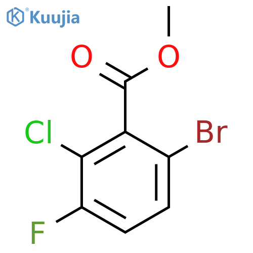 Methyl 6-bromo-2-chloro-3-fluorobenzoate structure