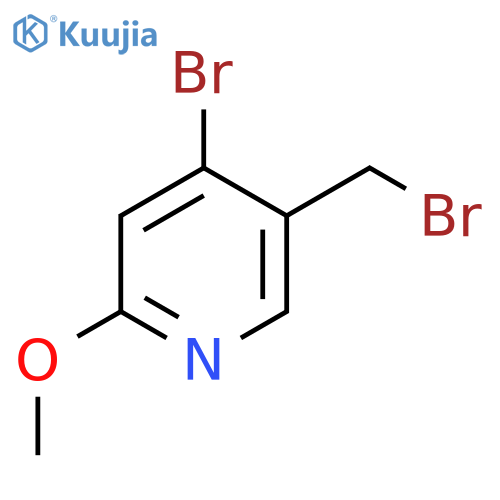 4-Bromo-5-bromomethyl-2-methoxypyridine structure