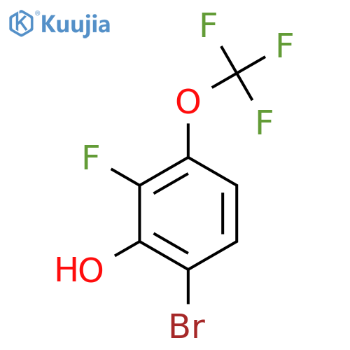 6-Bromo-2-fluoro-3-(trifluoromethoxy)phenol structure