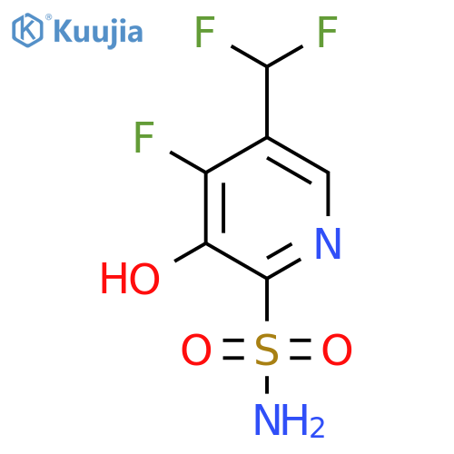 5-(Difluoromethyl)-4-fluoro-3-hydroxypyridine-2-sulfonamide structure