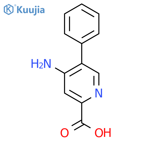 4-Amino-5-phenylpicolinic acid structure