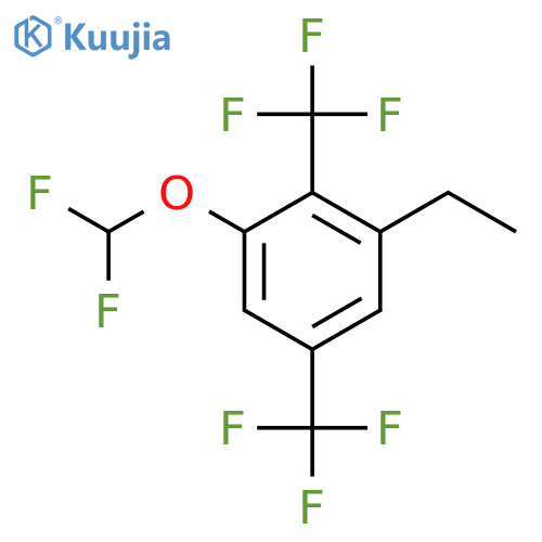 1,4-Bis(trifluoromethyl)-2-(difluoromethoxy)-6-ethylbenzene structure