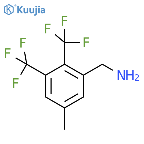 2,3-Bis(trifluoromethyl)-5-methylbenzylamine structure