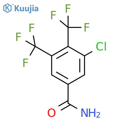 3,4-Bis(trifluoromethyl)-5-chlorobenzamide structure