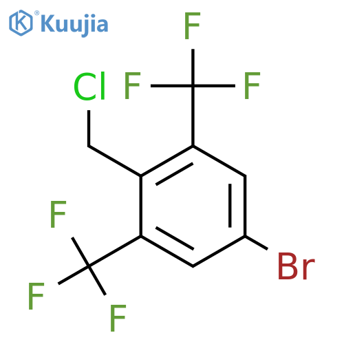 2,6-Bis(trifluoromethyl)-4-bromobenzyl chloride structure