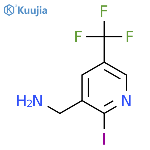 3-Aminomethyl-2-iodo-5-(trifluoromethyl)pyridine structure