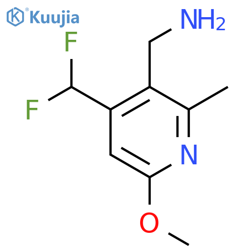 3-(Aminomethyl)-4-(difluoromethyl)-6-methoxy-2-methylpyridine structure