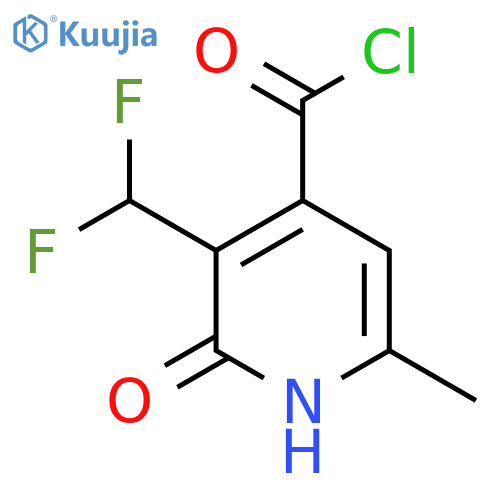 3-(Difluoromethyl)-2-hydroxy-6-methylpyridine-4-carbonyl chloride structure