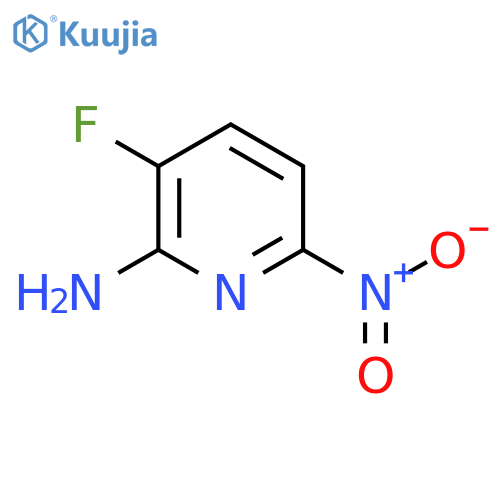 2-Amino-3-fluoro-6-nitropyridine structure