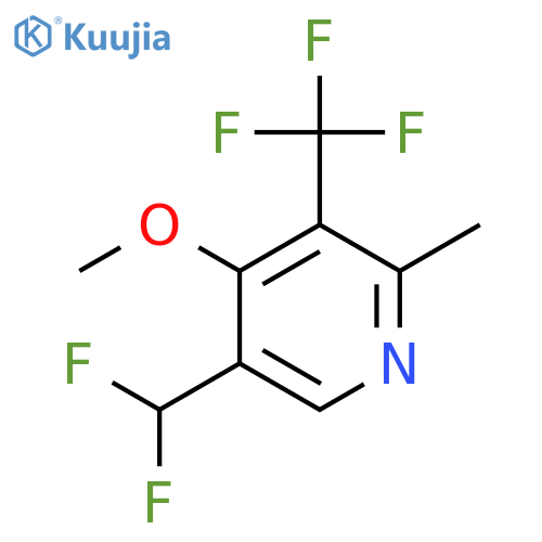 5-(Difluoromethyl)-4-methoxy-2-methyl-3-(trifluoromethyl)pyridine structure