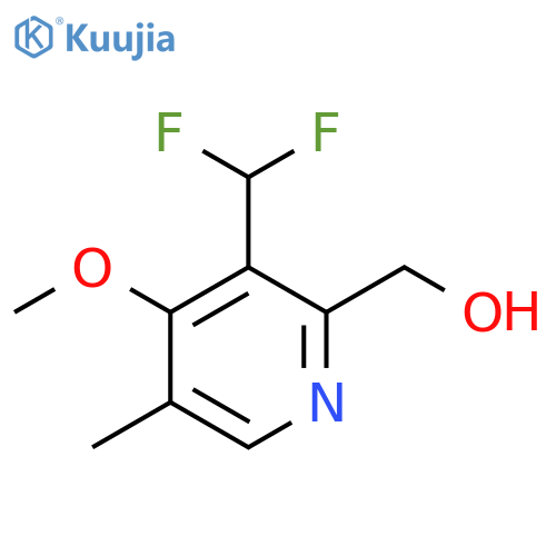 3-(Difluoromethyl)-4-methoxy-5-methylpyridine-2-methanol structure