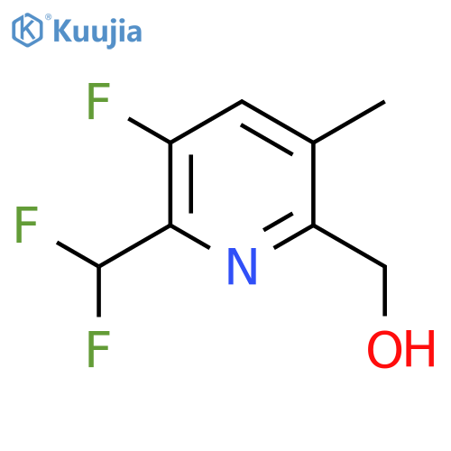 2-(Difluoromethyl)-3-fluoro-5-methylpyridine-6-methanol structure
