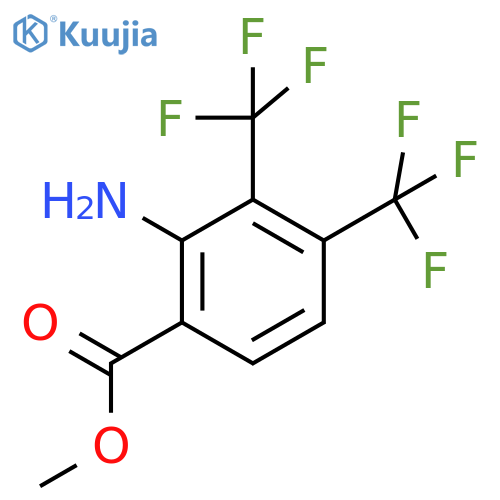 Methyl 2-amino-3,4-bis(trifluoromethyl)benzoate structure