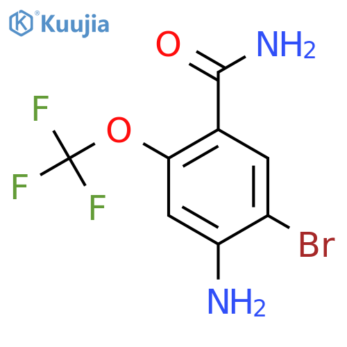 4-Amino-5-bromo-2-(trifluoromethoxy)benzamide structure