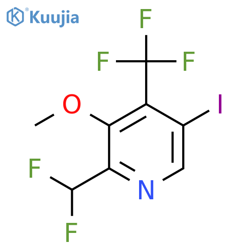 2-(Difluoromethyl)-5-iodo-3-methoxy-4-(trifluoromethyl)pyridine structure