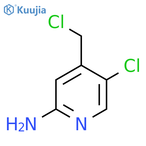 2-Amino-5-chloro-4-(chloromethyl)pyridine structure