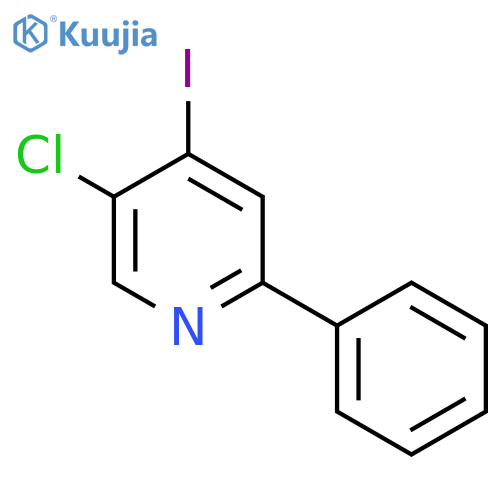 5-Chloro-4-iodo-2-phenylpyridine structure