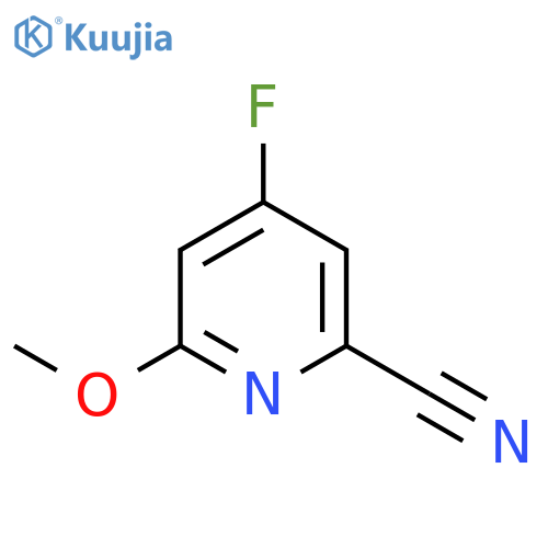 4-Fluoro-6-methoxypicolinonitrile structure