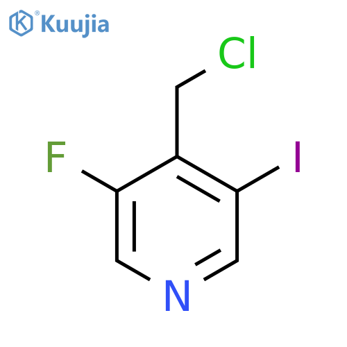 4-Chloromethyl-3-fluoro-5-iodopyridine structure