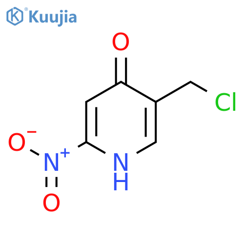 5-Chloromethyl-4-hydroxy-2-nitropyridine structure