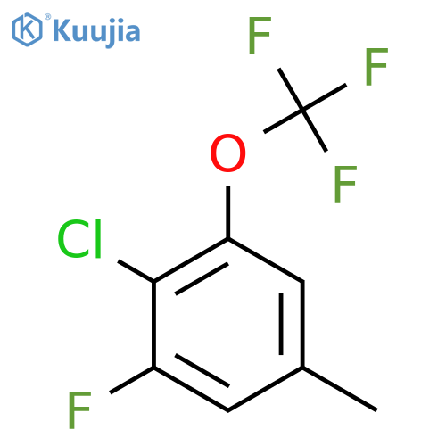 4-Chloro-3-fluoro-5-(trifluoromethoxy)toluene structure