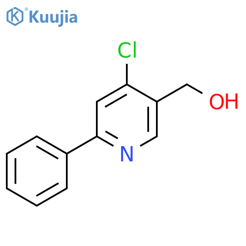 4-Chloro-2-phenylpyridine-5-methanol structure